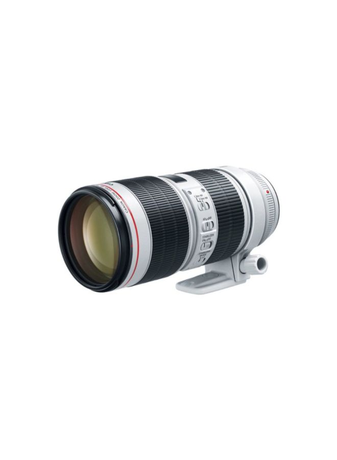 Canon - EF 70-200mm f/2.8L IS III USM Digital Camera Lens For Canon White/Black - Image 1