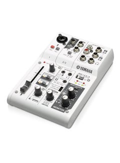 YAMAHA AG Series 3-Channel Mixer And USB Audio Interface AG03 White  - Image 3