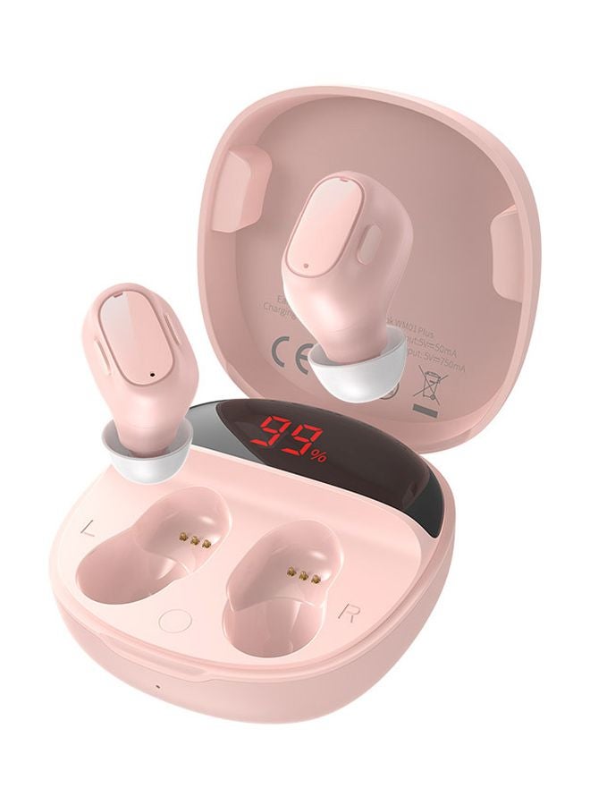 Baseus WM01 Wireless In-Ear Earphones Pink - Image 2