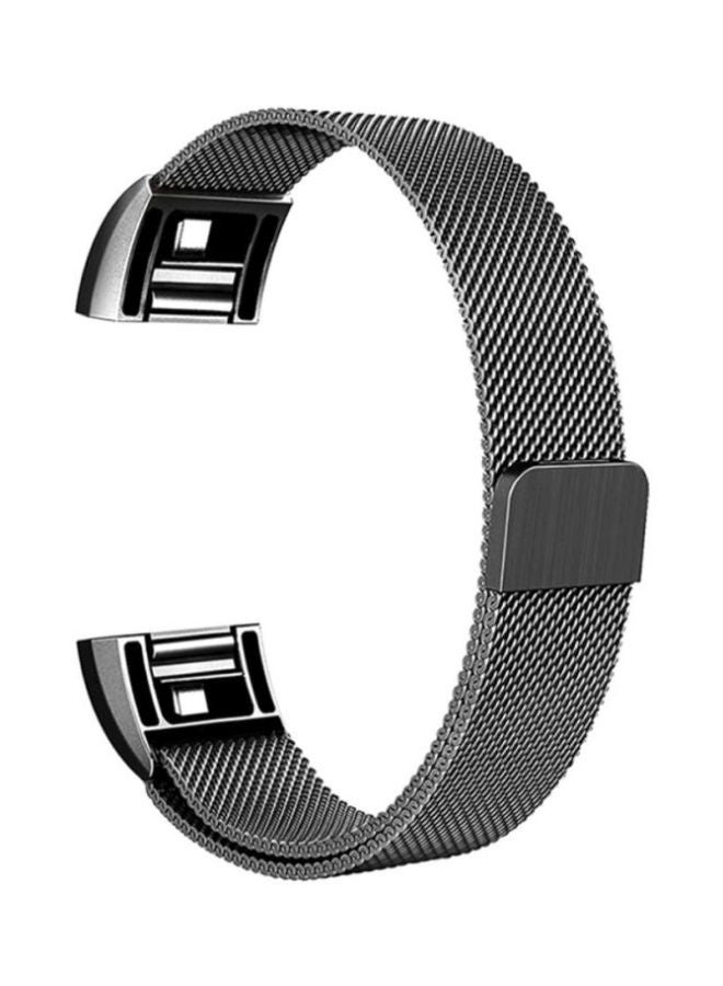 QiaoKai Aluminum Band For Fitbit Charge 2 Grey