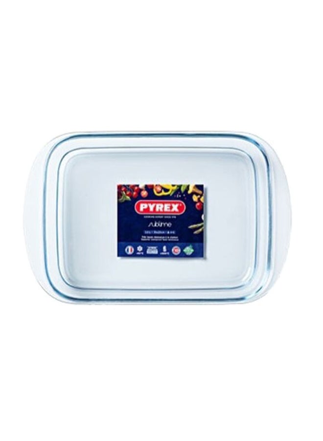 PYREX Glass Square Roaster Clear 35cm - Image 2