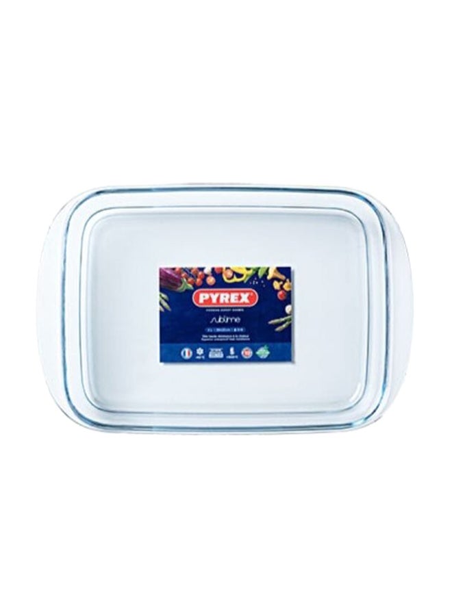 PYREX Glass Square Roaster Clear 39cm - Image 2