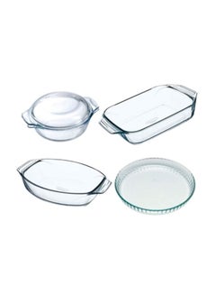 PYREX 5-Piece Classic Rectangular Dish Set Clear 