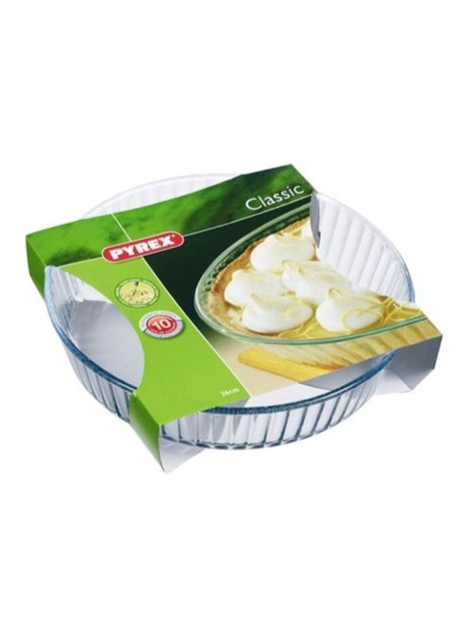 PYREX Deep Flan Round Dish Clear 26cm - Image 2