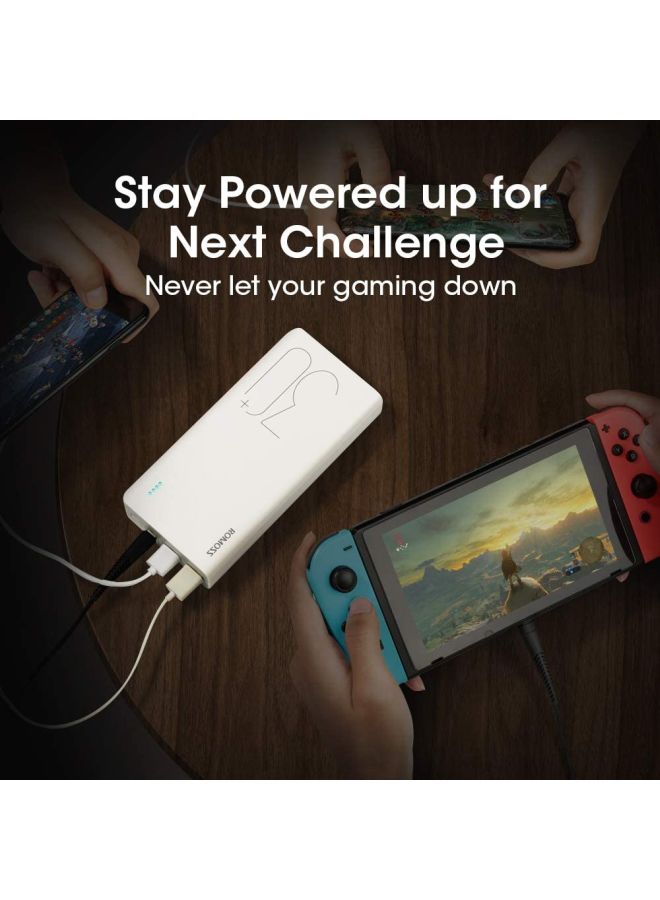 30000.0 mAh Sense 8+ Portable Power Bank White