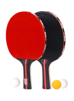Generic 2-Piece Table Tennis Rackets With 3 Balls Set  - Image 1