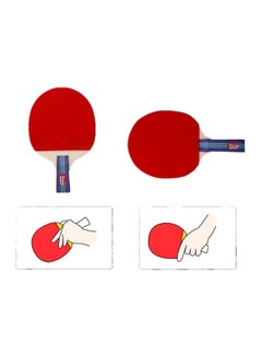 Generic 2-Piece Table Tennis Rackets With 3 Balls Set  - Image 2