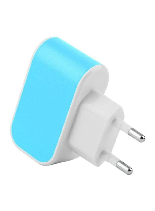 OUTAD 3-Port USB Wall Charger Blue - Image 2