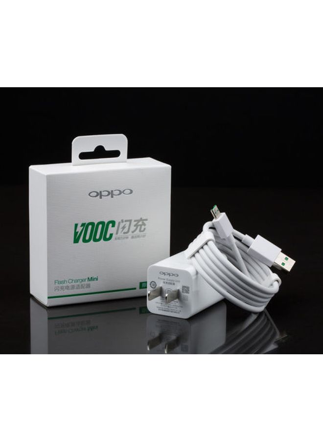OPPO - Vooc Speed Charger With Micro USB Cable White - Image 1