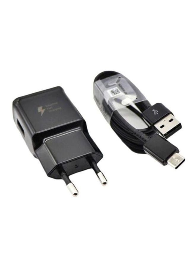 Samsung - Fast Charging Adapter With Type-C Cable Black - Image 1