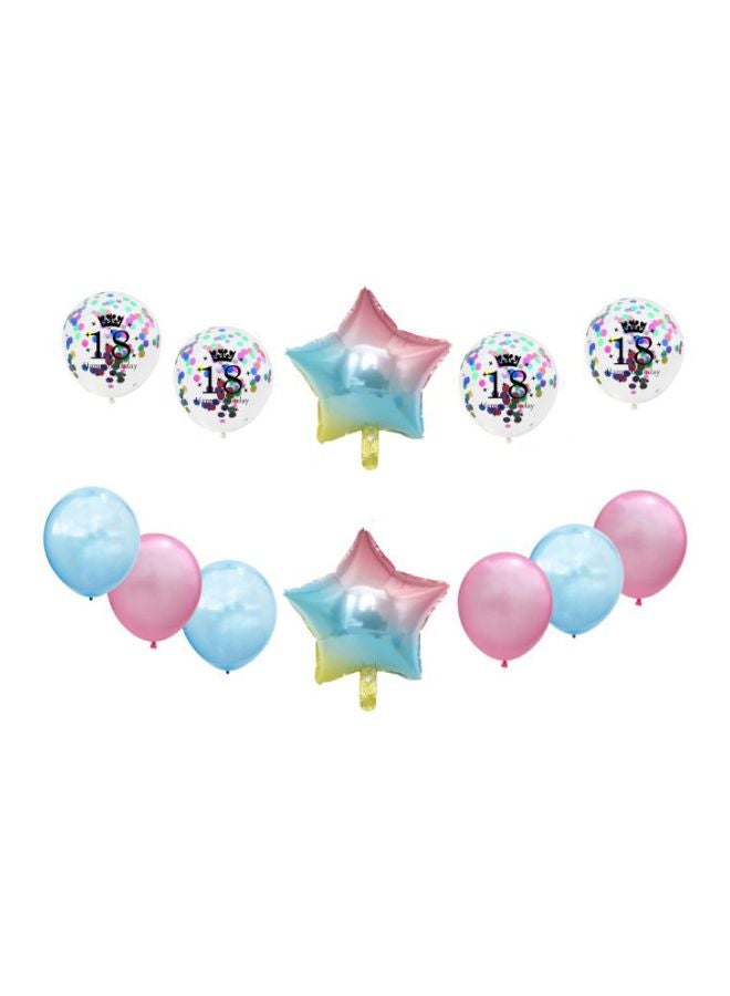 بيوينتي مجموعة بالونات زينة بتصميم عبارة "Happy Birthday" من 25 قطعة - Image 3