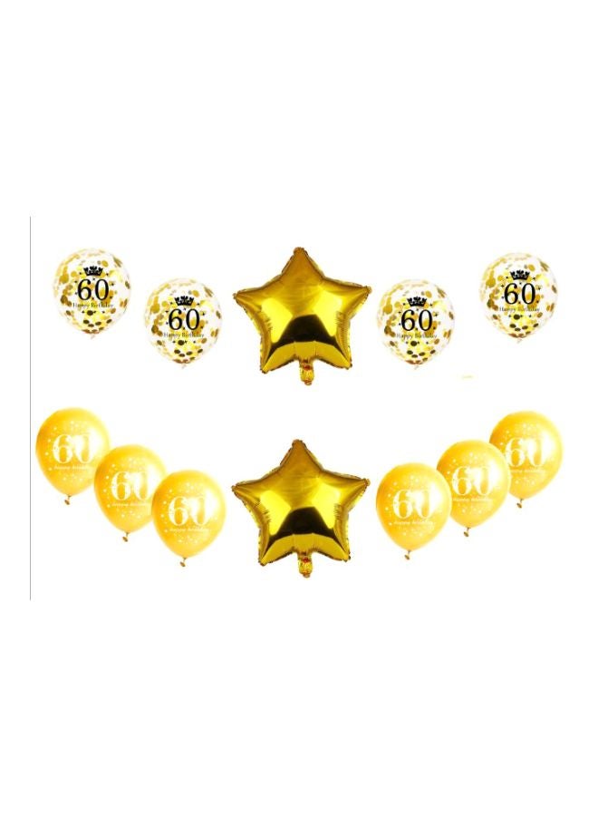 بيوينتي طقم بالونات بطبعة عبارة "Happy Birthday" من 25 قطعة - Image 3