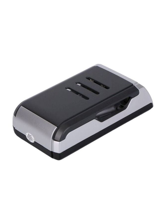 OUTAD Battery Charger With LCD Screen Black/Silver - Image 3