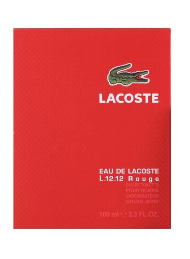 LACOSTE - L.12.12 Rouge Energetic EDT 100ml - Image 1