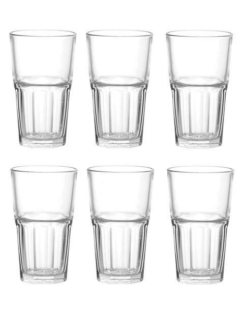 6-Piece Glass Set Clear 300ml