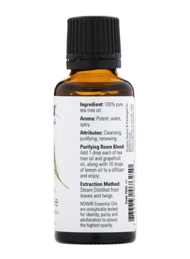 Now Foods Pure Tea Tree Essential Oil Clear 30ml - Image 2