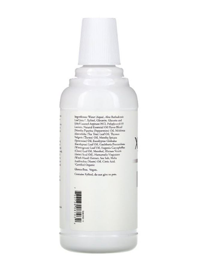 Now Foods Xyli White Neem And Tea Tree With Mint Flavour Mouthwash 473ml - Image 2