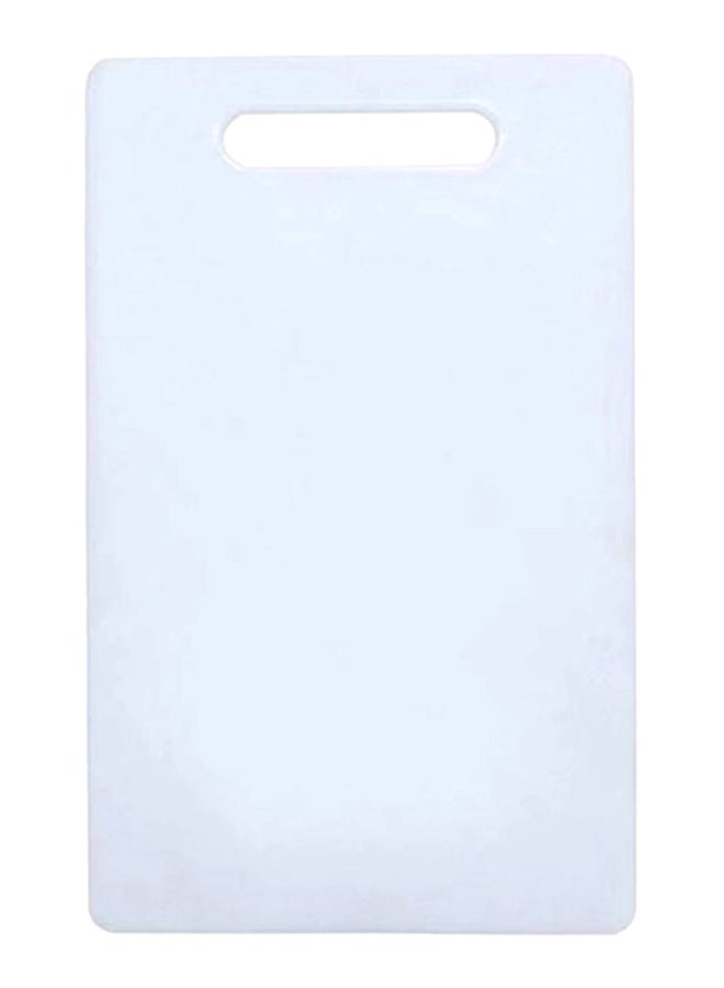 Easy Grip Handle Cutting Board White