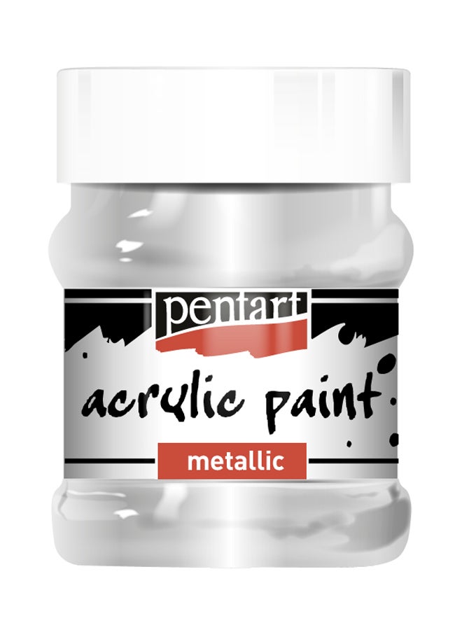 بينتارت طلاء أكريليك معدني فضي