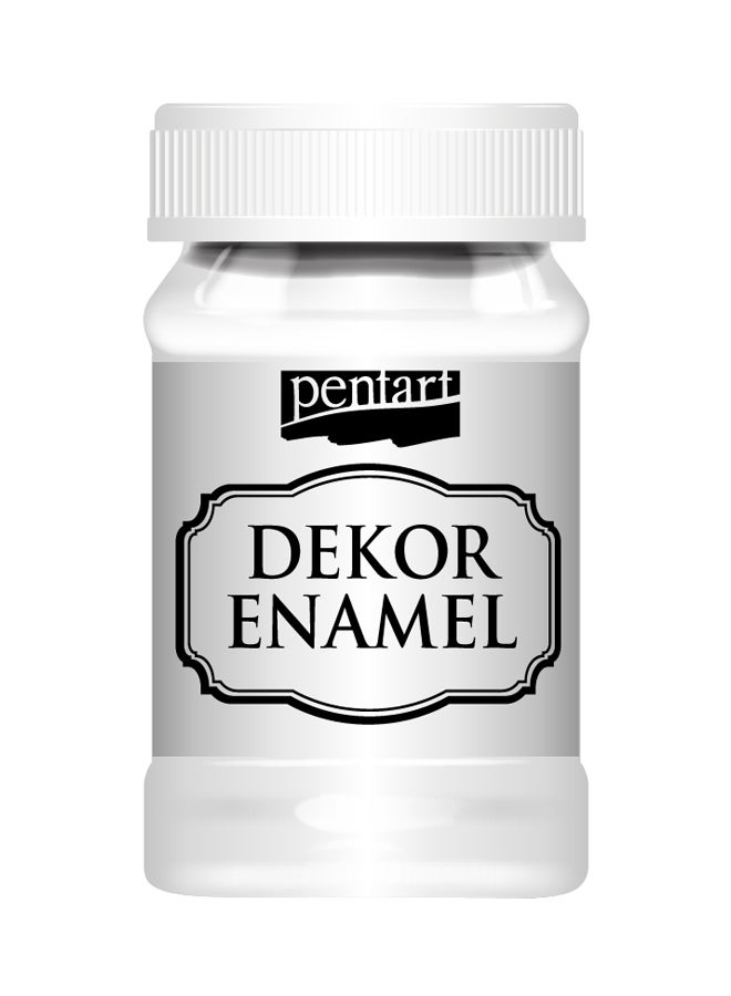 Pentart - Dekor Enamel Paint White - Image 1
