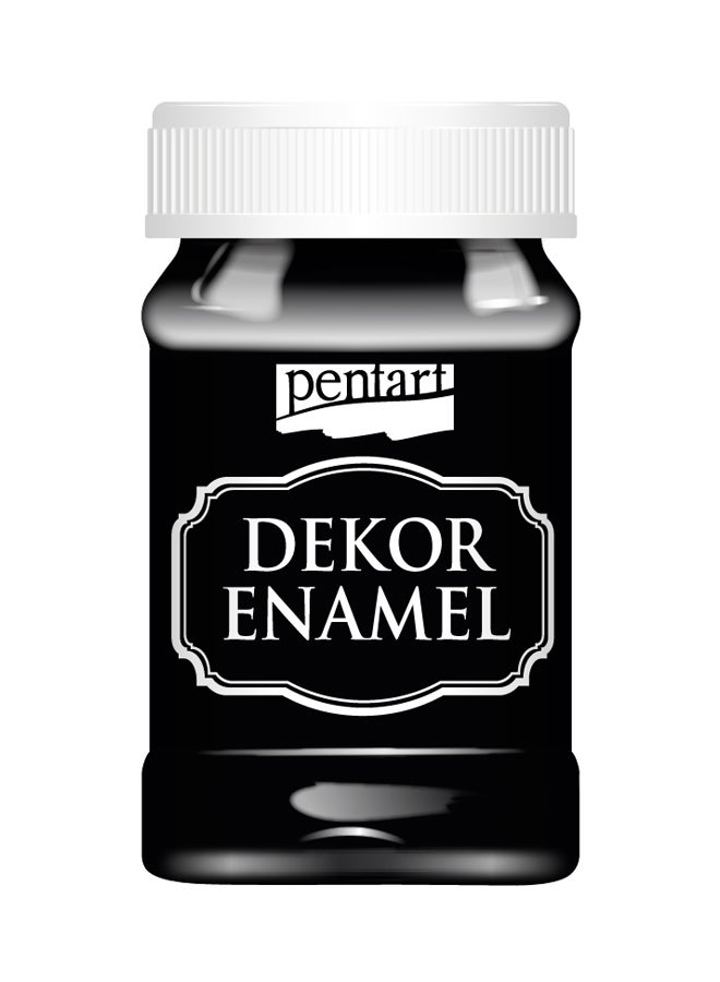 Pentart - Dekor Enamel Paint Black - Image 1