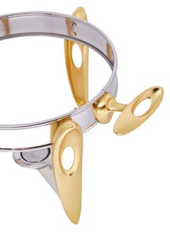 REGENT O2 Round Shaped Soup Warmer With Ladle Gold/Silver/Clear Gold/Silver/Clear 25.6 x 37.4 x 27 cm  - Image 3