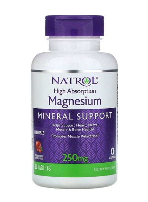 High Absorption Magnesium Mineral Support 60 Tablets