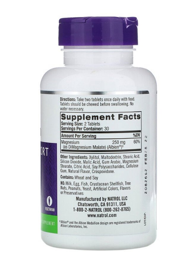 High Absorption Magnesium Mineral Support 60 Tablets