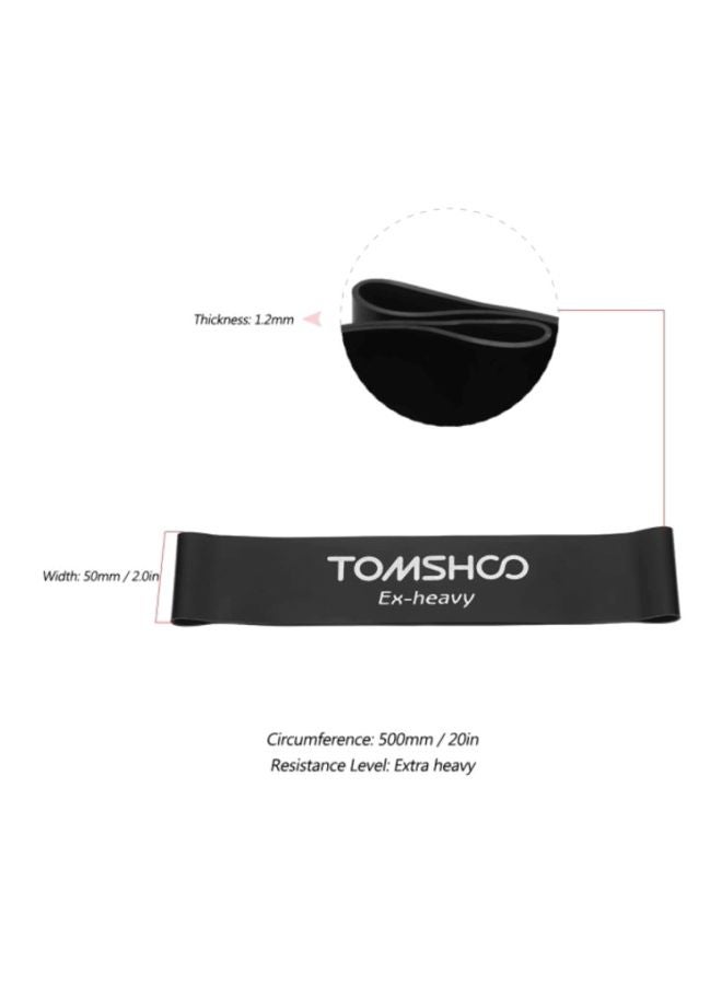 TOMSHOO 4-Piece Latex Exercise Band Set 20inch  - Image 4