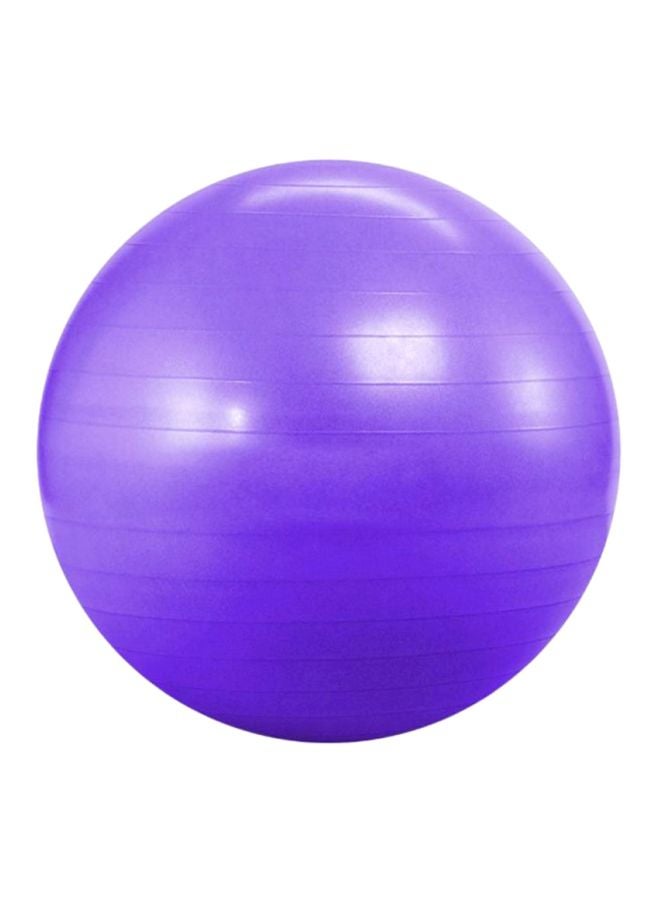 Bodyline Swis Ball With Pump, 55 cm, Purple 85cm - Image 1