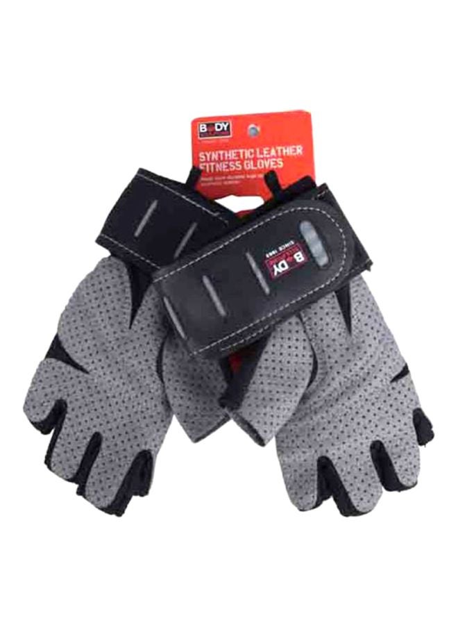 BODY SCULPTURE Leather Fitness Gloves L 