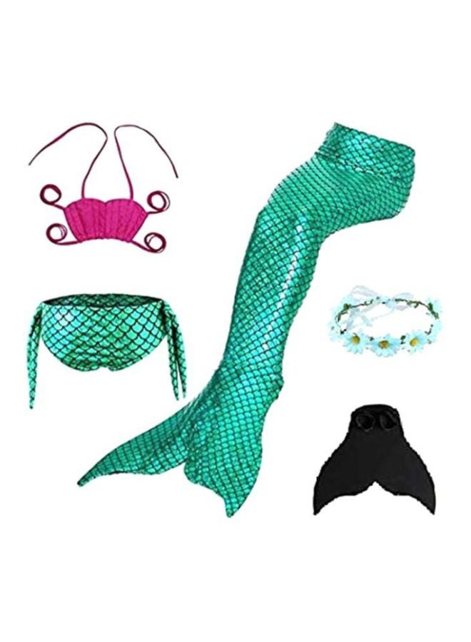 J&J 5-Piece Mermaid Swimsuit Set - Image 2