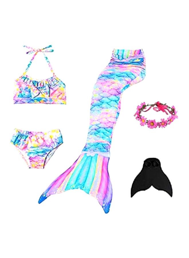 J&J 5-Piece Mermaid Swimming Suit Set  - Image 2