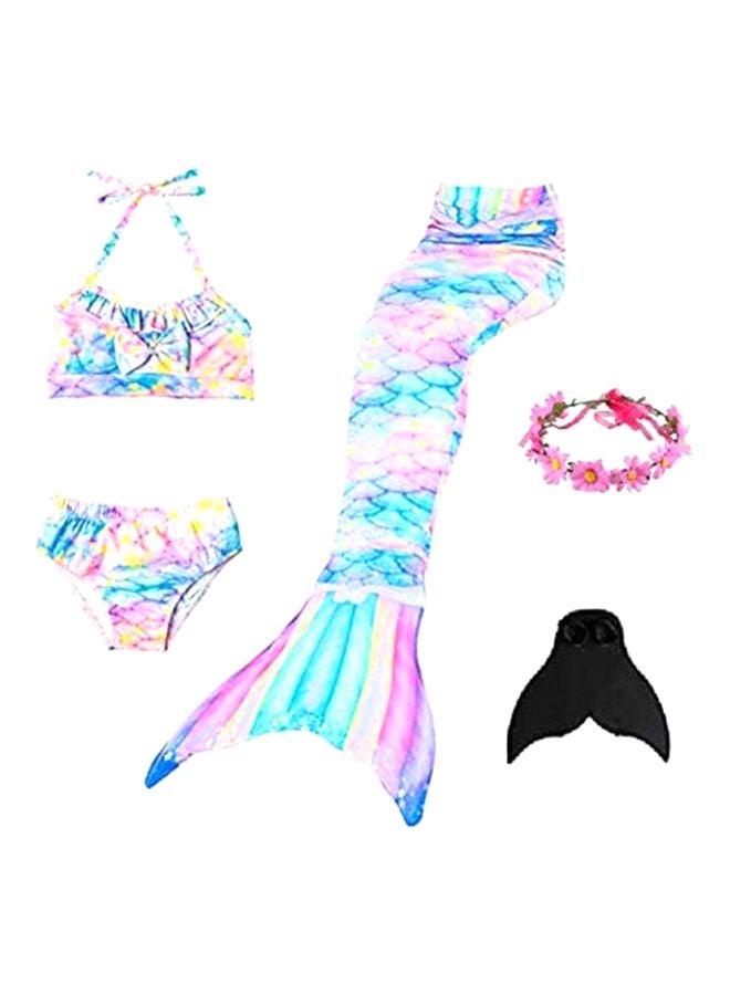 J&J 5-Piece Mermaid Swimming Suit Set  - Image 2