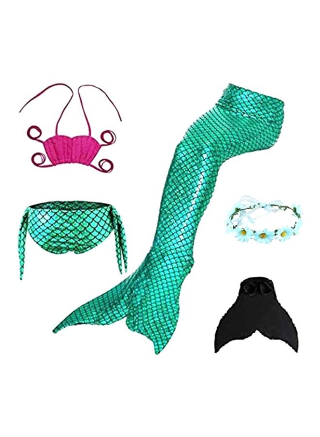 J&J 5-Piece Mermaid Swimming Suit Set  - Image 1