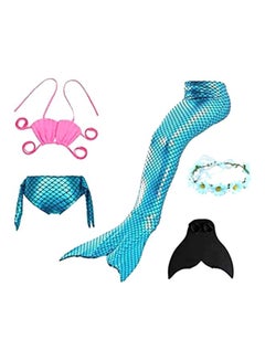 5-Piece Mermaid Swimming Suit Set - v1599896953/N33817619V_1