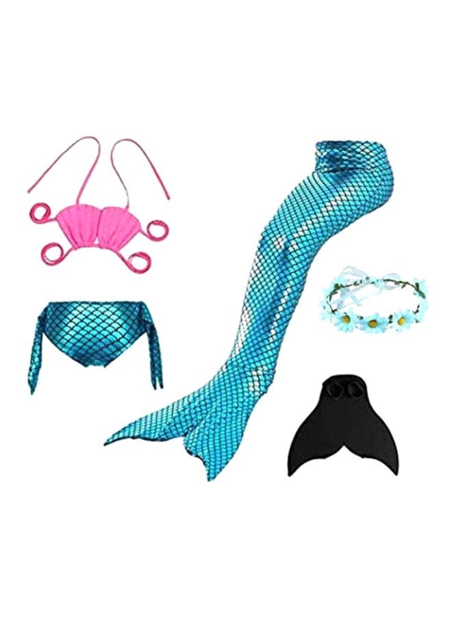 J&J 5-Piece Mermaid Swimming Suit Set  - Image 2