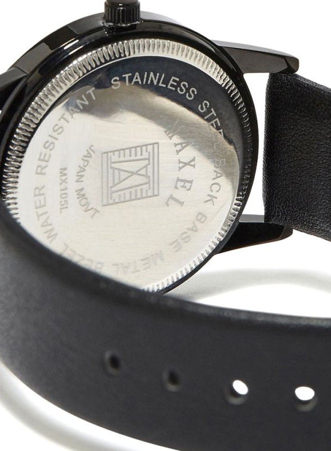 Maxel Girls' Water Resistant Analog Watch MX478 - 32 mm - Black - Image 2