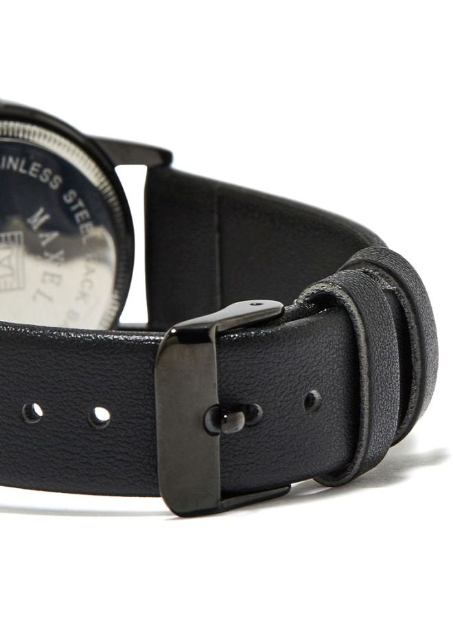 Maxel Girls' Water Resistant Analog Watch MX478 - 32 mm - Black - Image 4