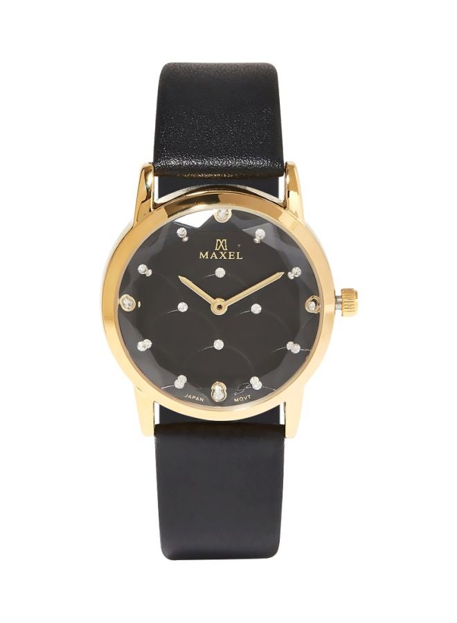 Maxel - Girls' Water Resistant Analog Watch MX479 - 32 mm - Black - Image 1