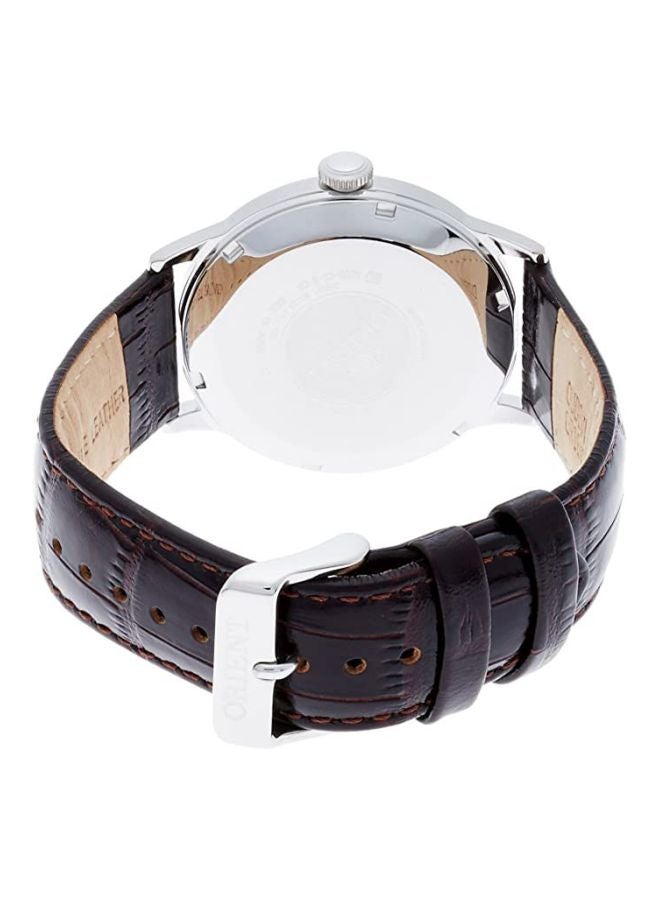 ORIENT Men's Water Resistant Analog Watch OW-SAC00008 - 41 mm - Brown - Image 2