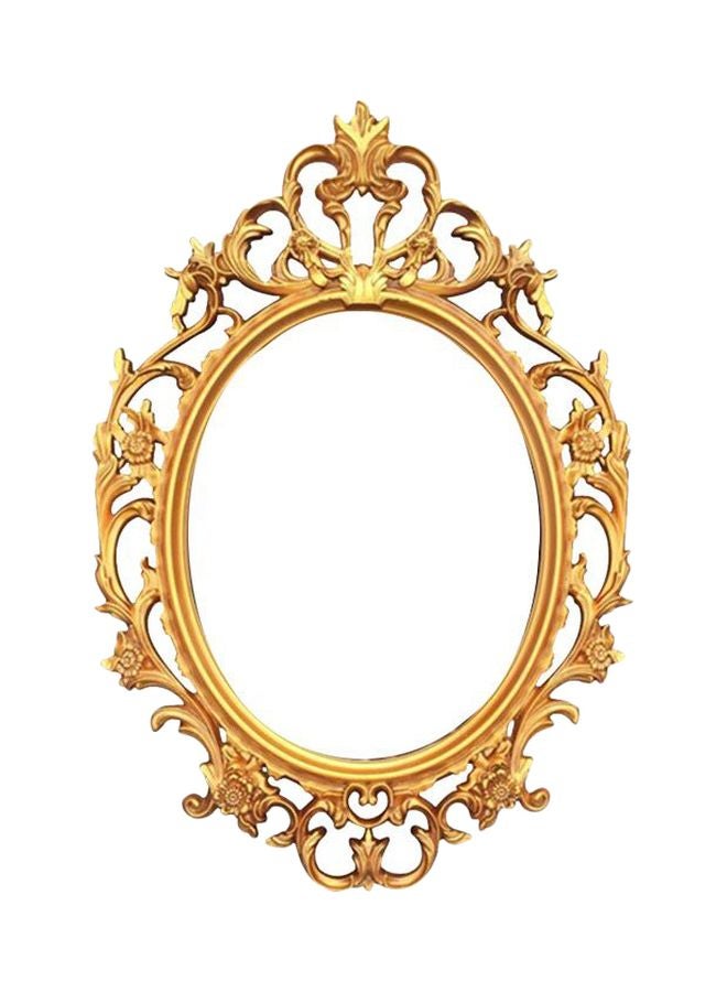 East Lady Wall-Mounted Mirror Gold/Clear 58x83cm  - Image 1