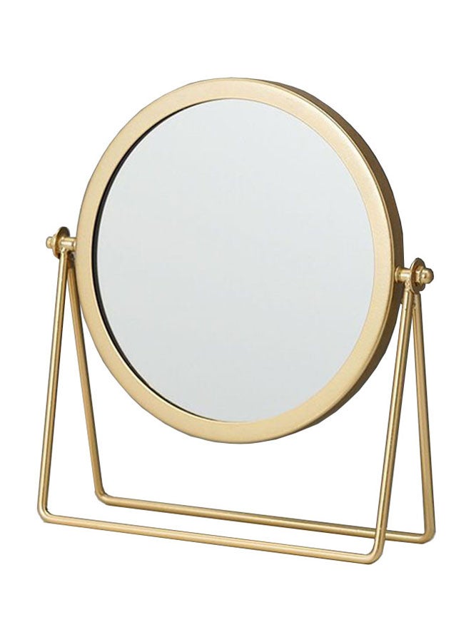 East Lady - Table Top Mirror With Stand Gold/Clear 18x5.5x21cm - Image 1