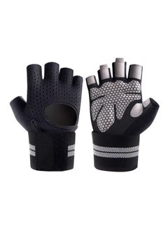 NuSense Microfiber Weight Lifting Gloves With Wrist Support 20x12x5cm  - Image 1