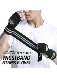 NuSense Microfiber Weight Lifting Gloves With Wrist Support 20x12x5cm  - Image 3