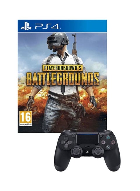 PlayerUnknown's Battlegrounds(Intl Version) With DualShock 4 Wireless Controller - Action & Shooter - PlayStation 4 (PS4)