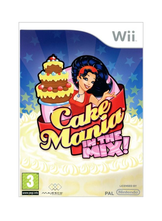 Majesco Cake Mania In the Mix! (Intl Version) - Children's - Nintendo Wii - Image 1