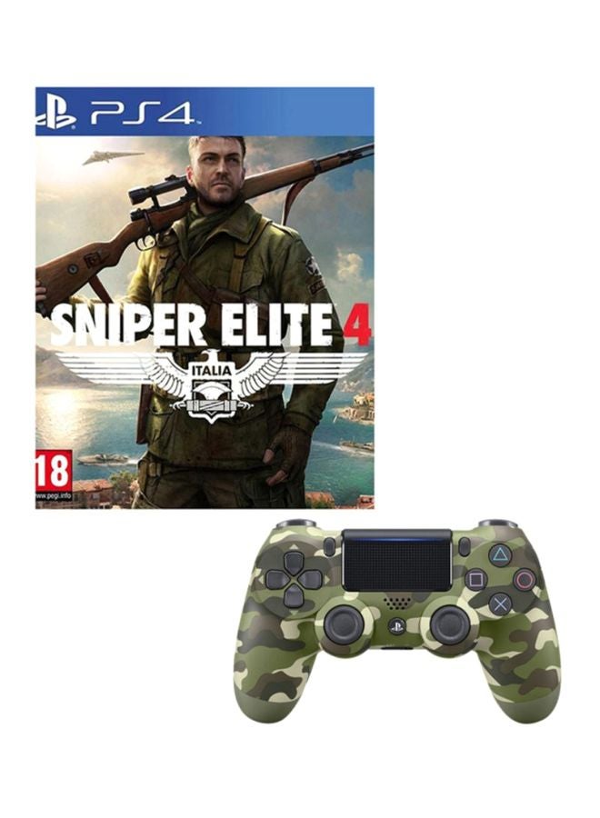 Bethesda Sniper Elite 4 (Intl Version) With Controller - Action & Shooter - PlayStation 4 (PS4)  - Image 1