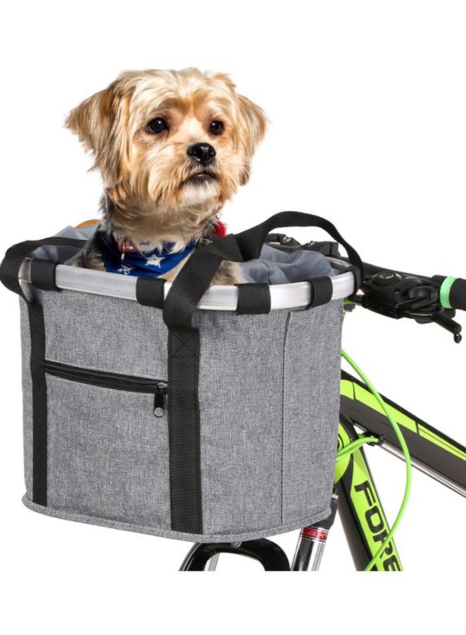 docooler Detachable Front Pet Carrier Basket Grey 36x5x28cm - Image 3