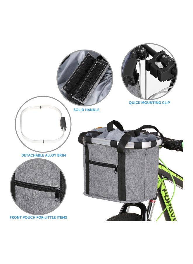 docooler Detachable Front Pet Carrier Basket Grey 36x5x28cm - Image 5